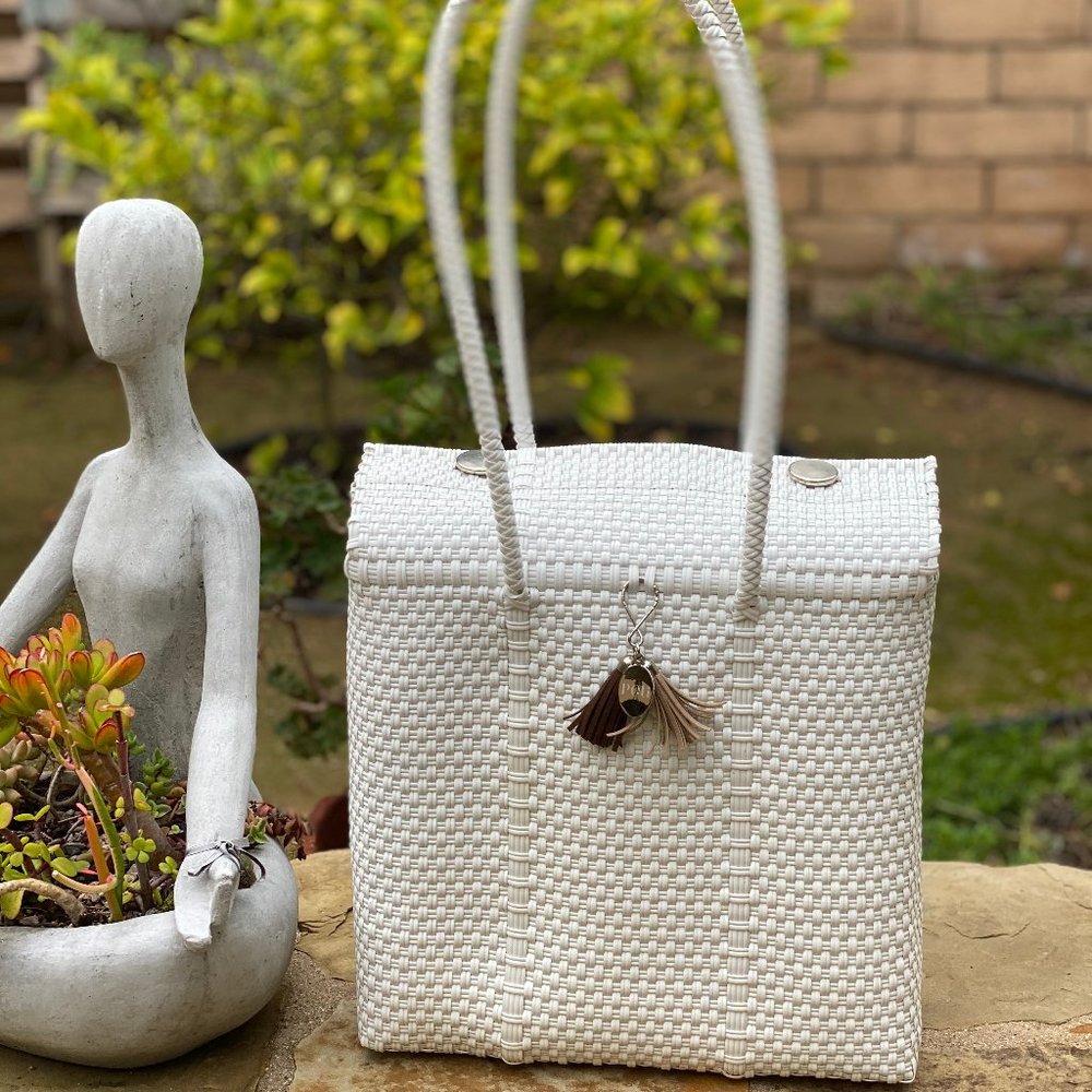 Peli Closed Top Satchel Handbag Handmade Artisan